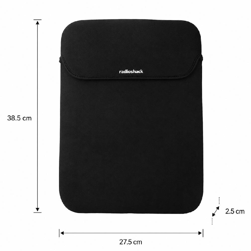 Imagen 2 del producto Funda Reversible Radioshack para laptop 15.6"", negro